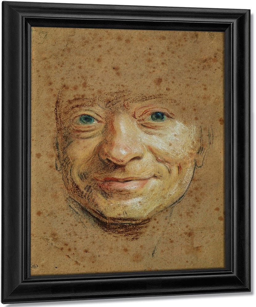 Self Portrait 1 By Maurice Quentin De La Tour Fine Art Print