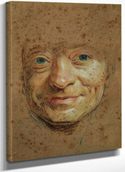 Self Portrait 1 By Maurice Quentin De La Tour Fine Art Print