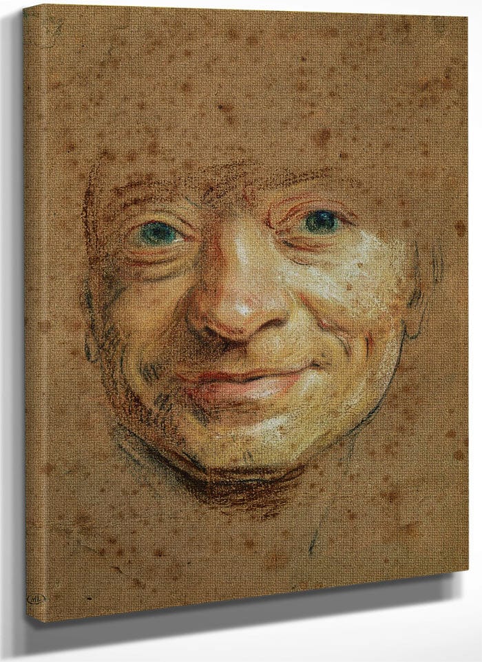 Self Portrait 1 By Maurice Quentin De La Tour Fine Art Print