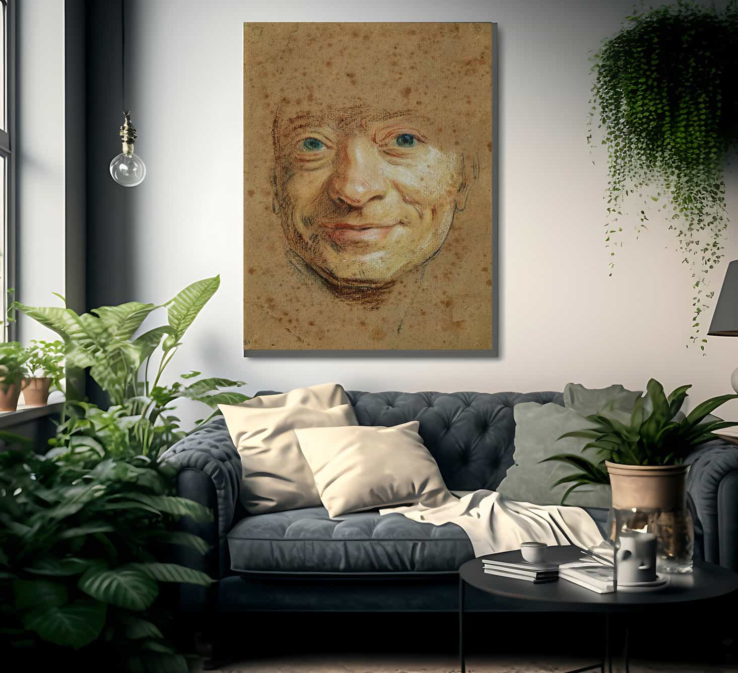 Self Portrait 1 By Maurice Quentin De La Tour Fine Art Print