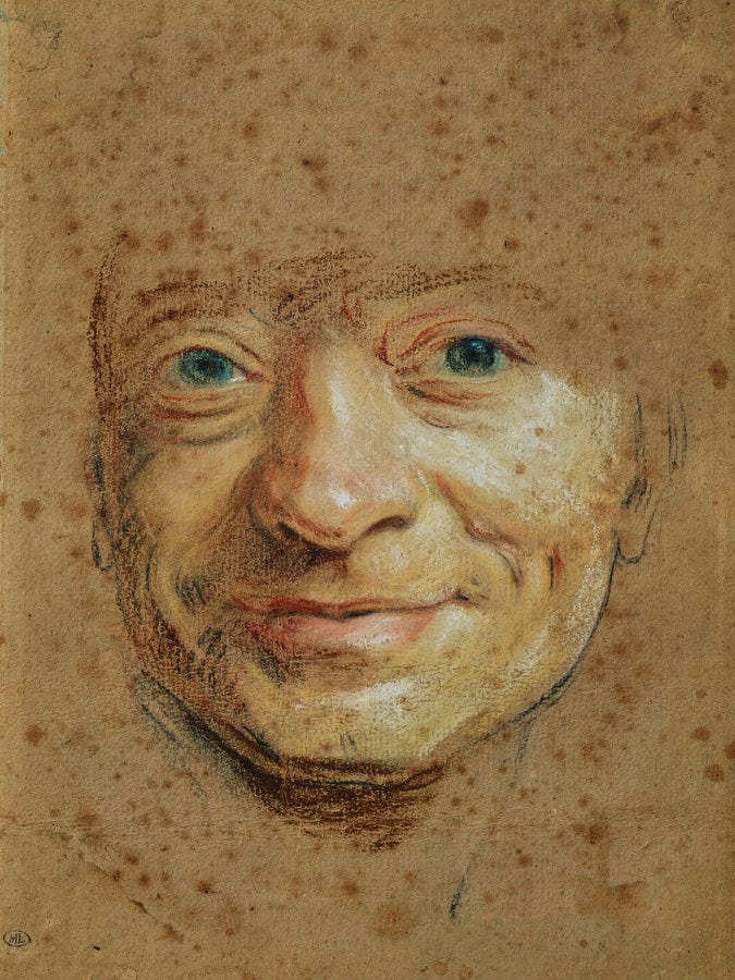 Self Portrait 1 By Maurice Quentin De La Tour Fine Art Print