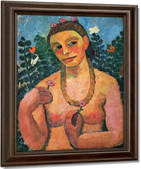 Self Portrait 1 By Paula Modersohn Becker Fine Art Print