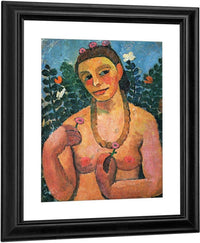 Self Portrait 1 By Paula Modersohn Becker Fine Art Print
