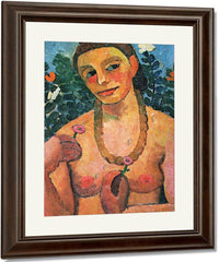 Self Portrait 1 By Paula Modersohn Becker Fine Art Print