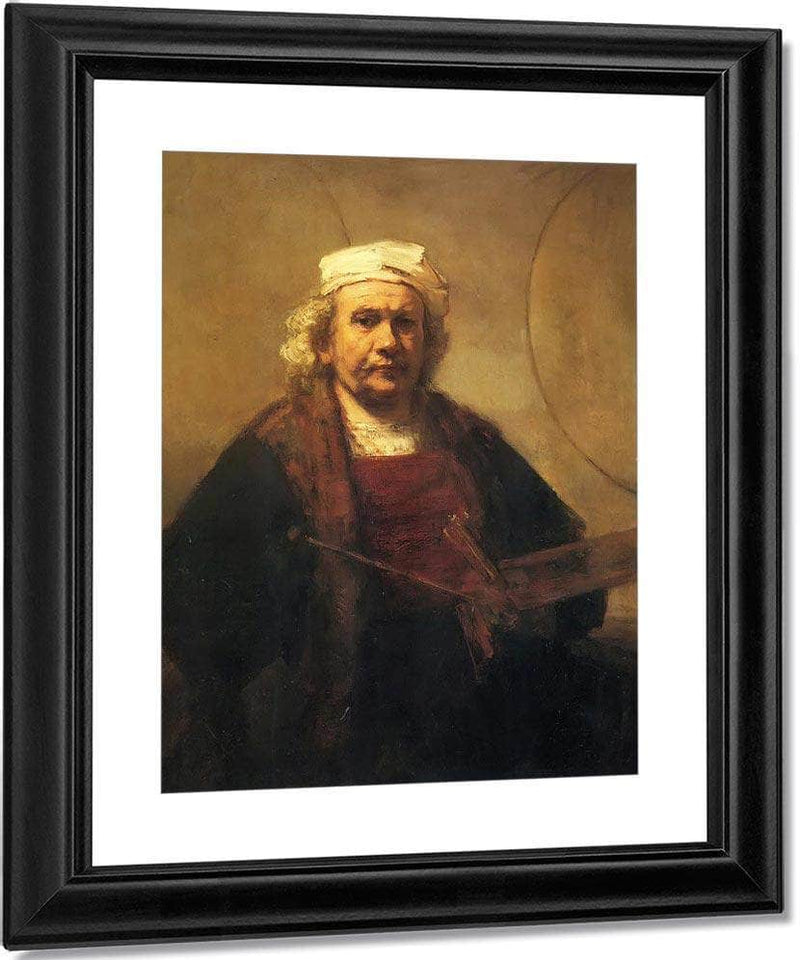 Self Portrait, 1661 By Rembrandt Fine Art Print