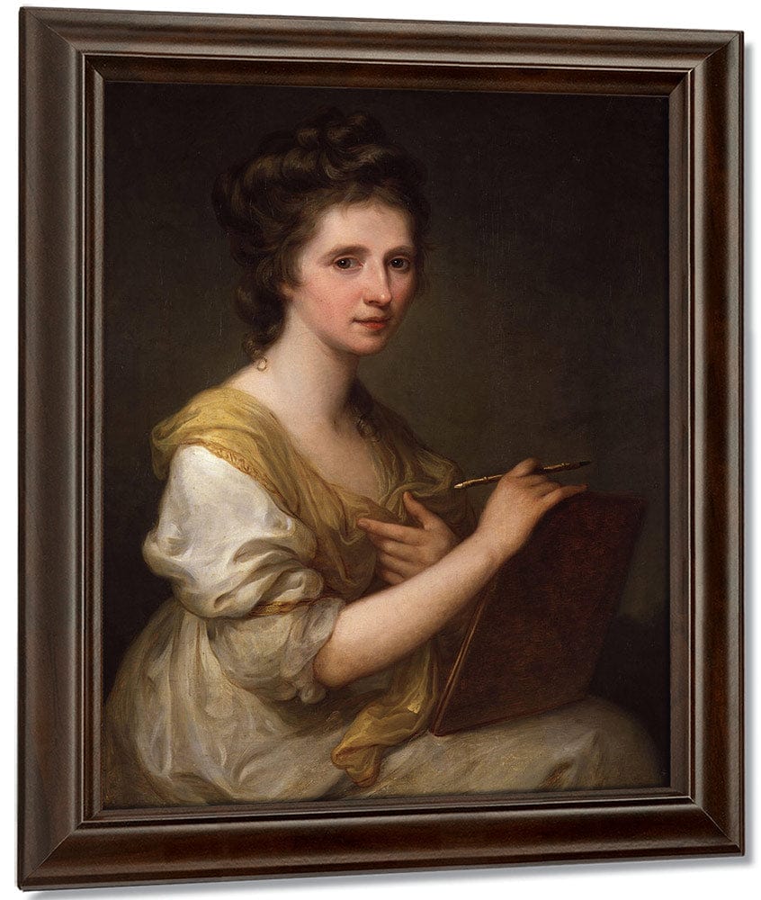 Self Portrait 1770 1775 73 7X61Cm National Portrait Gallery Npg430 By Angelica Kauffmann Fine Art Print
