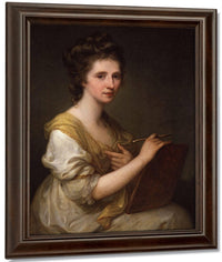 Self Portrait 1770 1775 73 7X61Cm National Portrait Gallery Npg430 By Angelica Kauffmann Fine Art Print