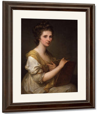Self Portrait 1770 1775 73 7X61Cm National Portrait Gallery Npg430 By Angelica Kauffmann Fine Art Print