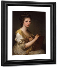Self Portrait 1770 1775 73 7X61Cm National Portrait Gallery Npg430 By Angelica Kauffmann Fine Art Print
