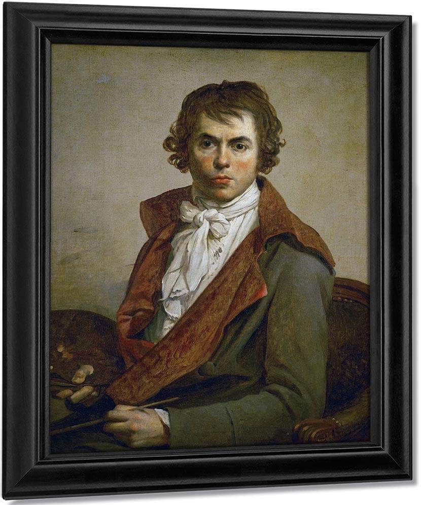 Self Portrait 1794 By Jacques Louis David Fine Art Print