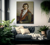 Self Portrait 1794 By Jacques Louis David Fine Art Print