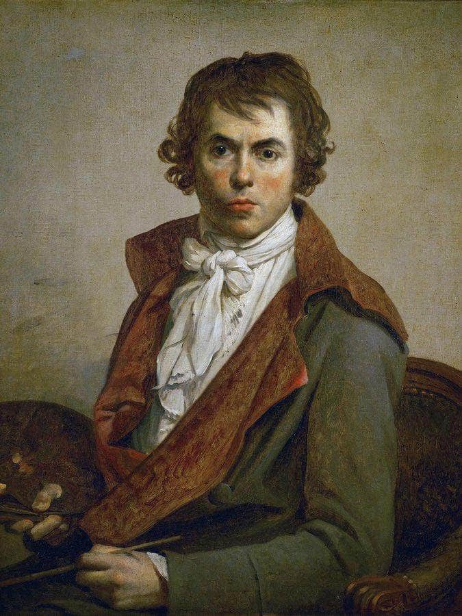 Self Portrait 1794 By Jacques Louis David Fine Art Print