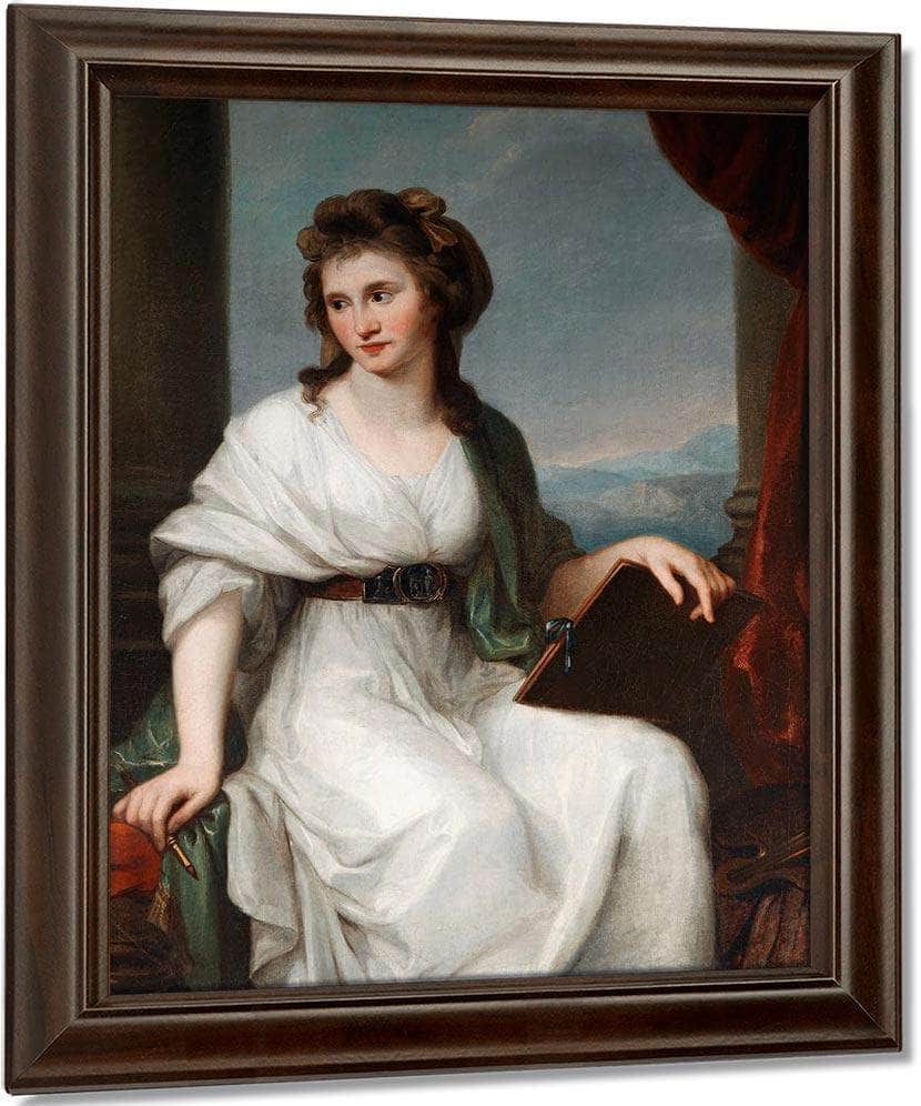 Self Portrait 1800 111 7X87Cm Cobbe Collection Cc 347 By Angelica Kauffmann Fine Art Print