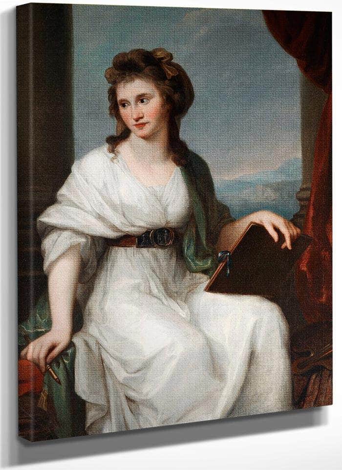 Self Portrait 1800 111 7X87Cm Cobbe Collection Cc 347 By Angelica Kauffmann Fine Art Print