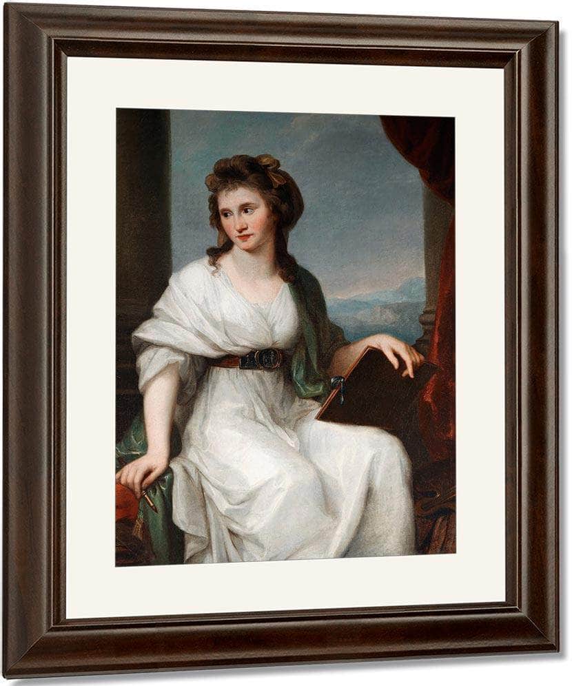 Self Portrait 1800 111 7X87Cm Cobbe Collection Cc 347 By Angelica Kauffmann Fine Art Print