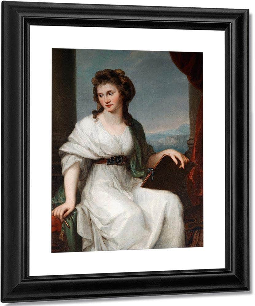 Self Portrait 1800 111 7X87Cm Cobbe Collection Cc 347 By Angelica Kauffmann Fine Art Print