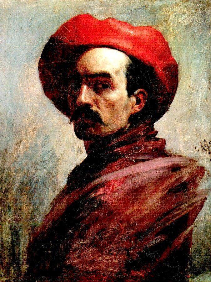 Self Portrait 1887 By Cristobal Rojas Poleo Fine Art Print