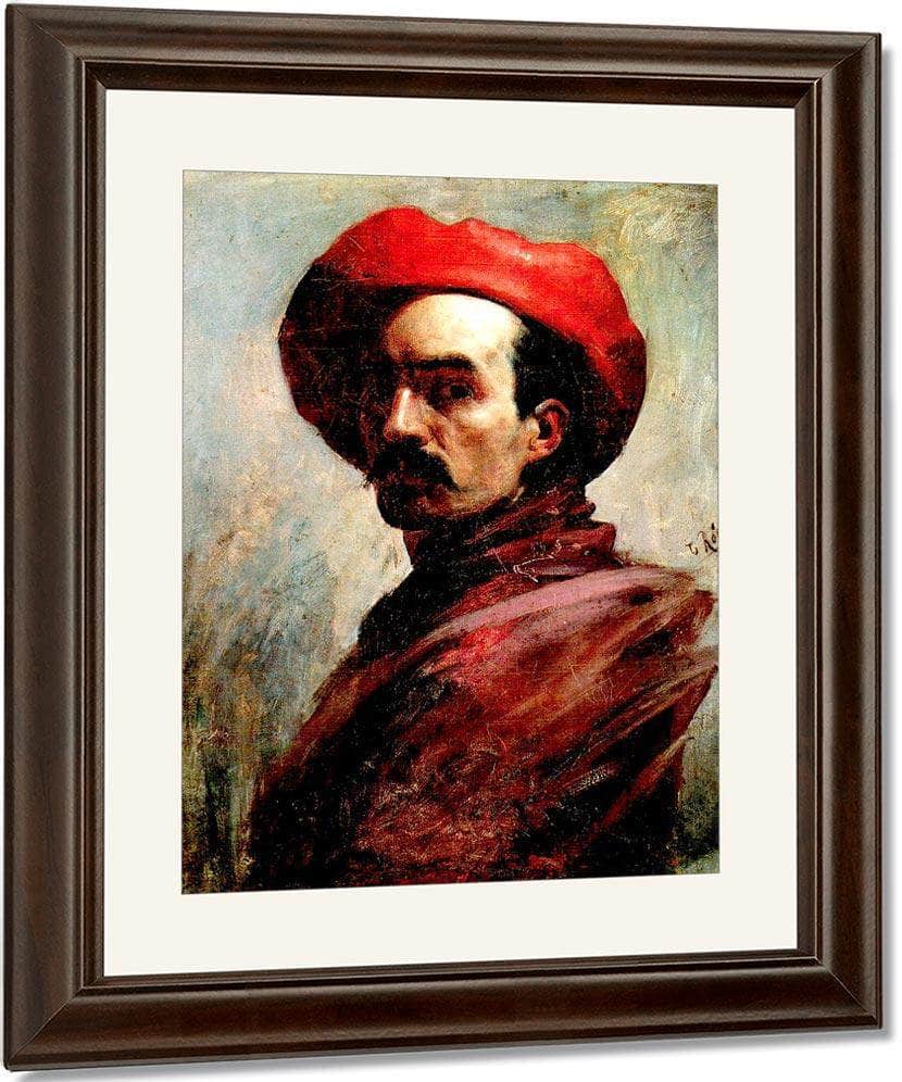 Self Portrait 1887 By Cristobal Rojas Poleo Fine Art Print