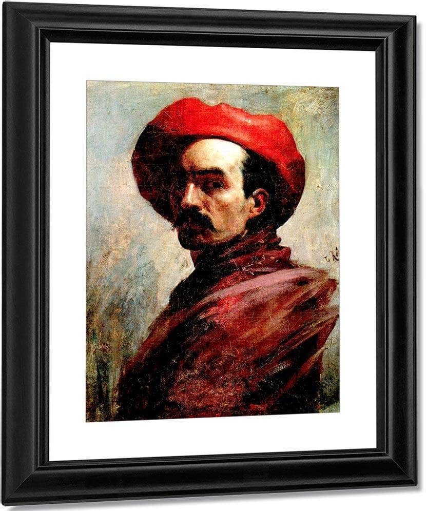 Self Portrait 1887 By Cristobal Rojas Poleo Fine Art Print