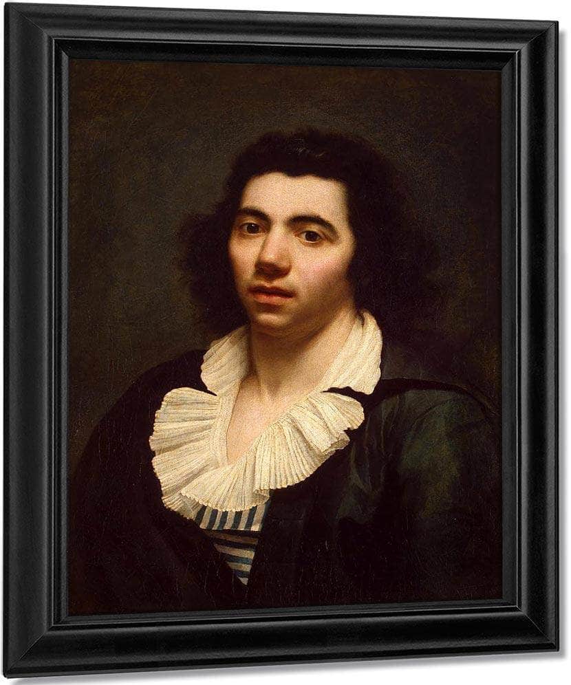 Self Portrait 1900 By Anne Louis Girodet Fine Art Print