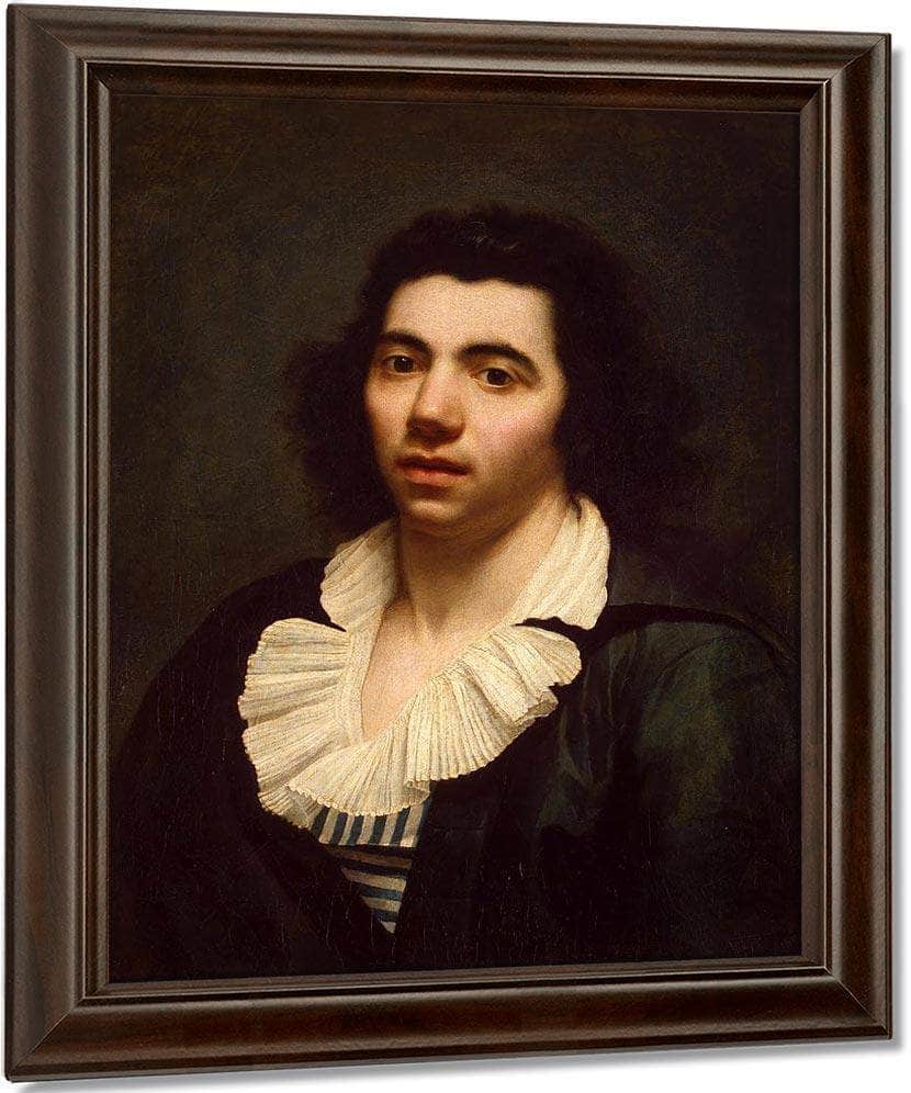 Self Portrait 1900 By Anne Louis Girodet Fine Art Print