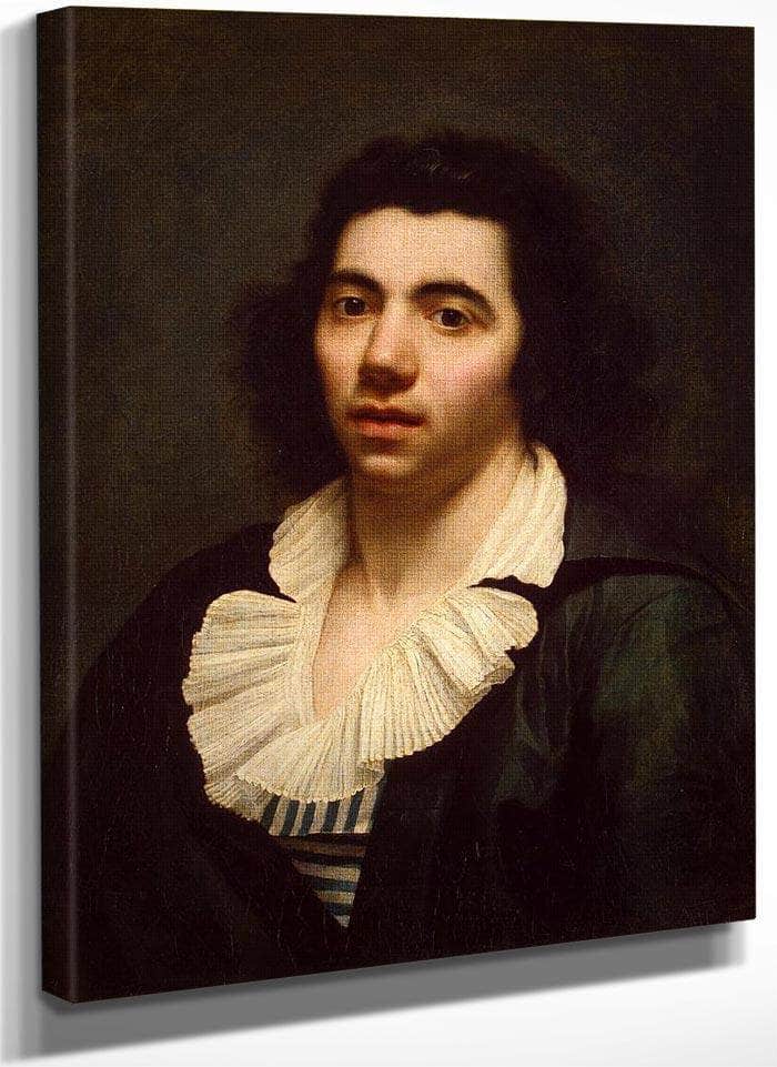Self Portrait 1900 By Anne Louis Girodet Fine Art Print