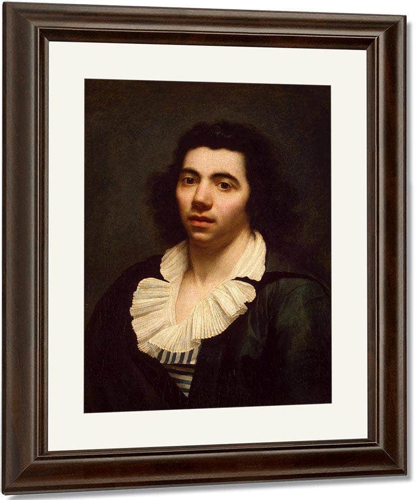 Self Portrait 1900 By Anne Louis Girodet Fine Art Print