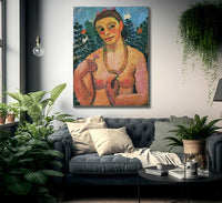 Self Portrait 1906 1906 By Paula Modersohn Becker Fine Art Print