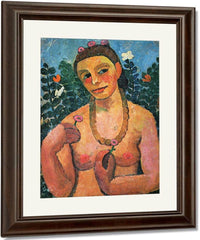 Self Portrait 1906 1906 By Paula Modersohn Becker Fine Art Print