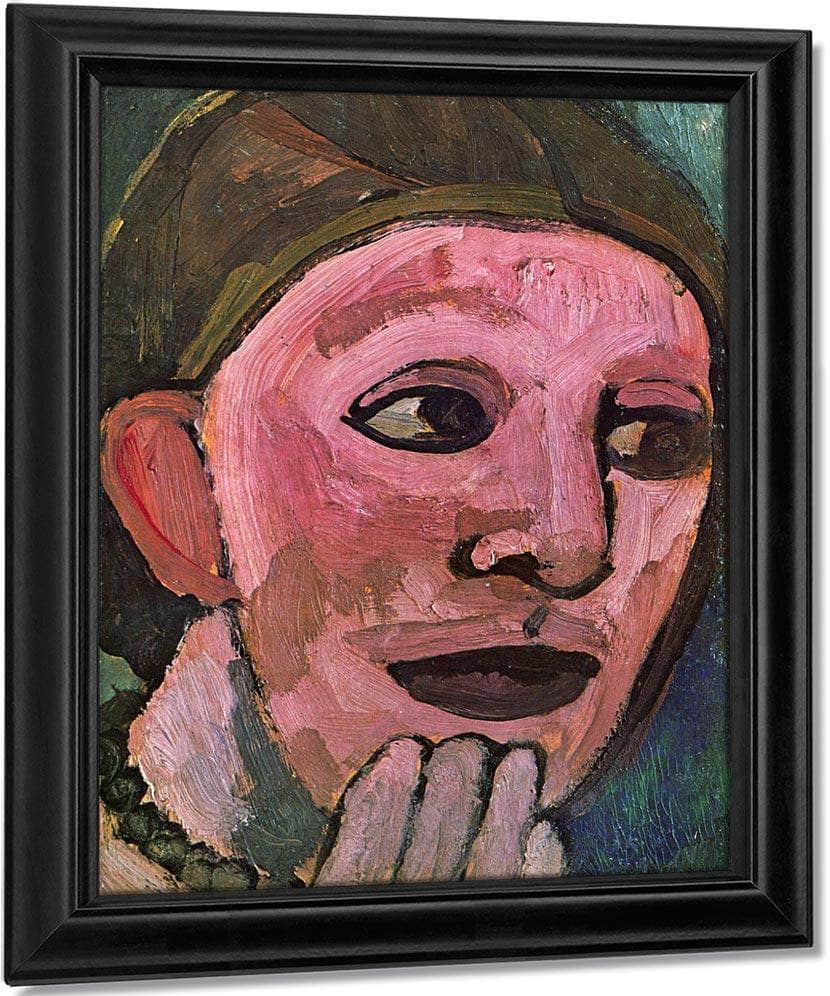 Self Portrait 1907 1907 By Paula Modersohn Becker Fine Art Print