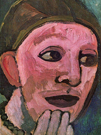 Self Portrait 1907 1907 By Paula Modersohn Becker Fine Art Print