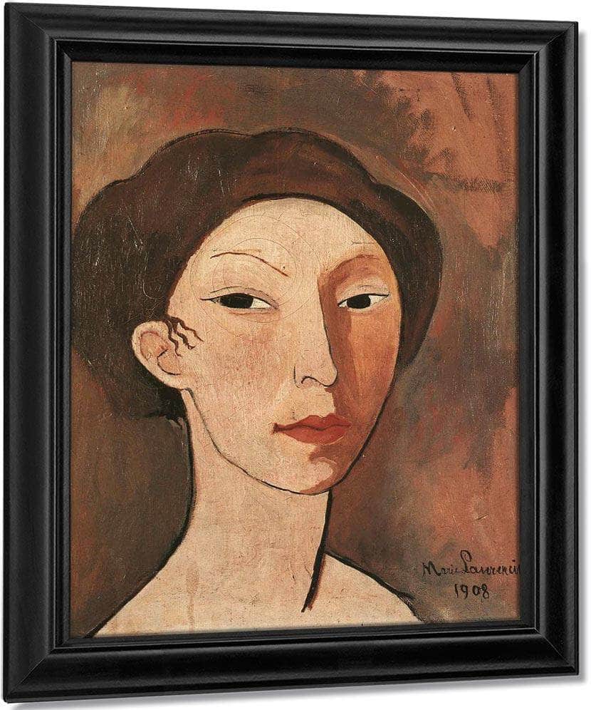 Self Portrait 1908 1908 By Marie Laurencin Fine Art Print