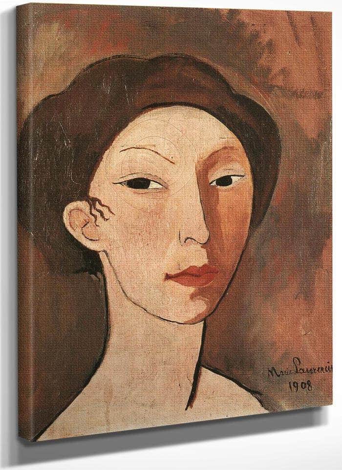 Self Portrait 1908 1908 By Marie Laurencin Fine Art Print