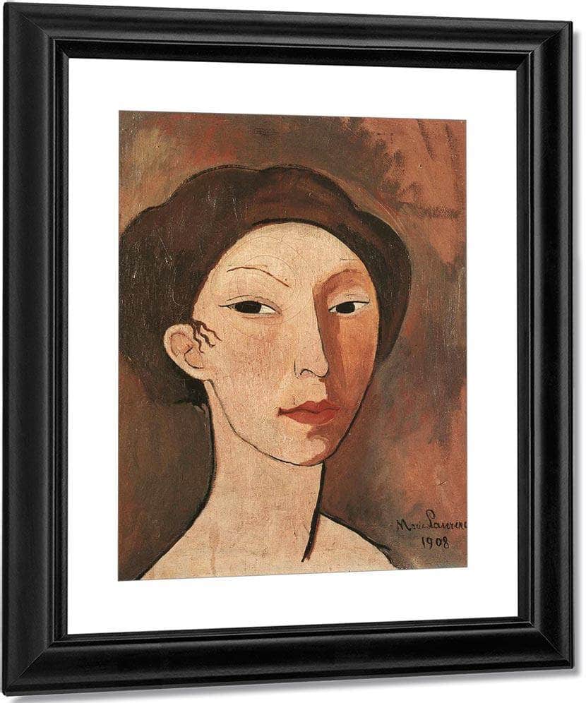Self Portrait 1908 1908 By Marie Laurencin Fine Art Print