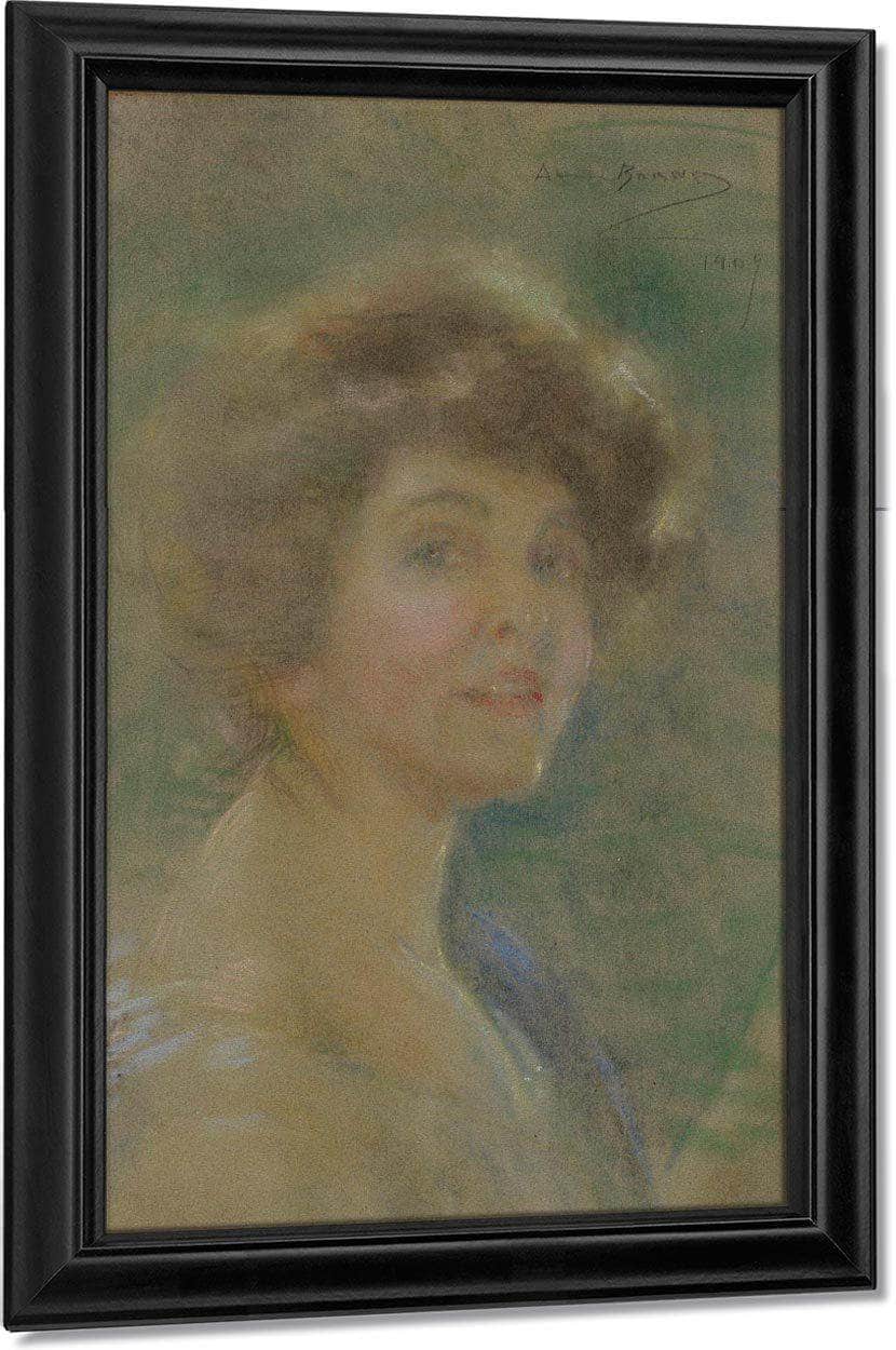 Self Portrait, 1909 By Alice Pike Barney Fine Art Print