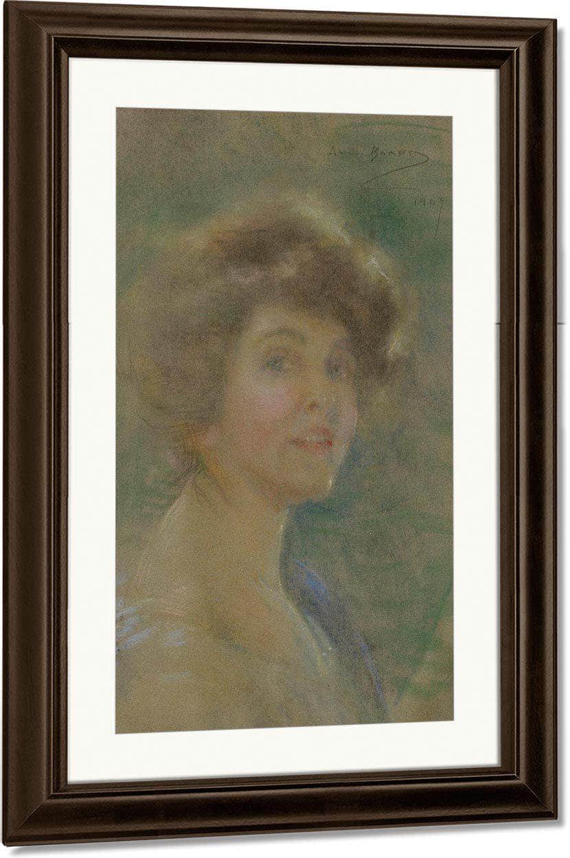 Self Portrait, 1909 By Alice Pike Barney Fine Art Print