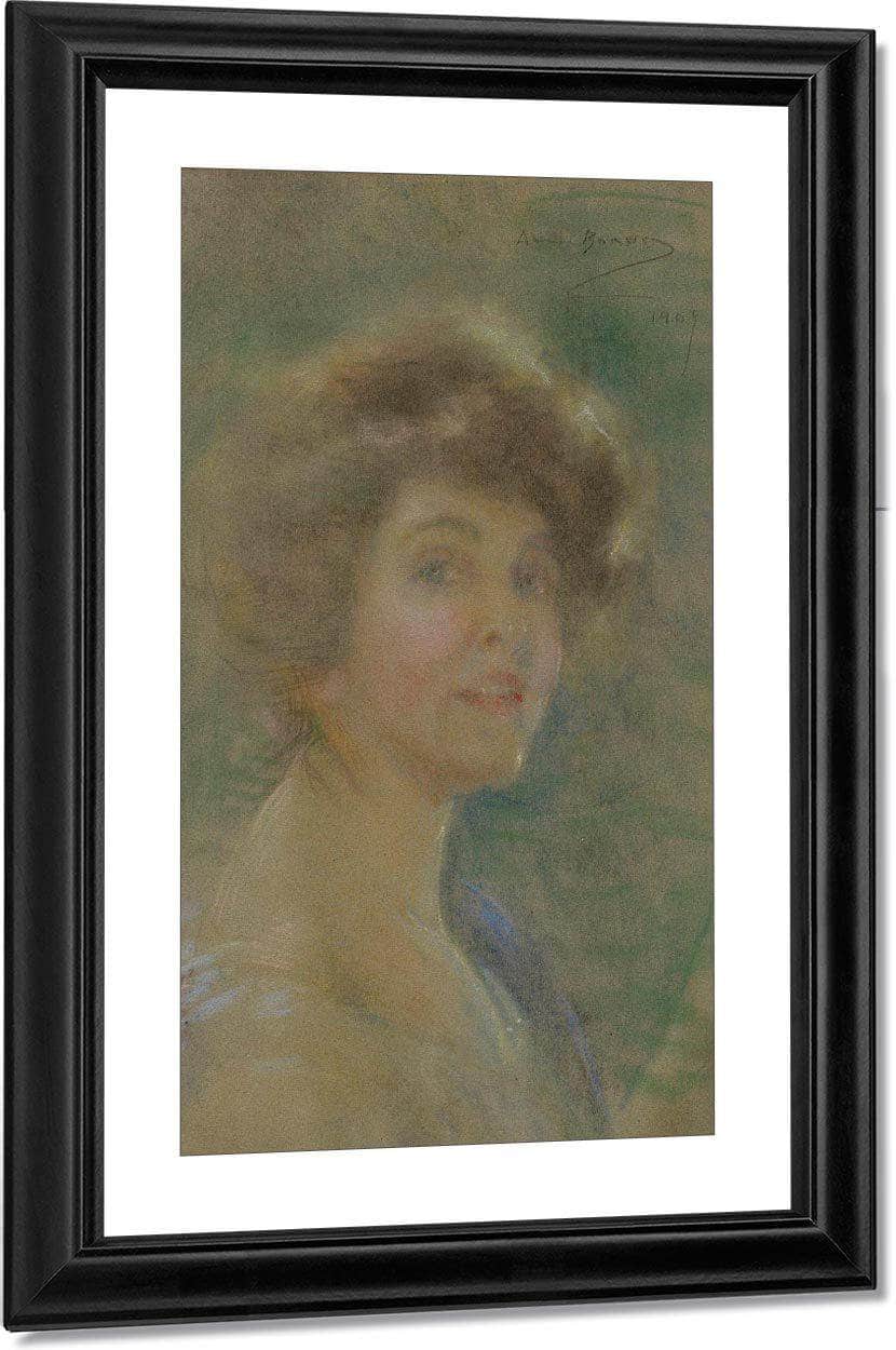Self Portrait, 1909 By Alice Pike Barney Fine Art Print