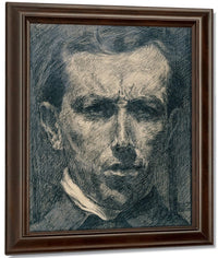 Self Portrait 1910 Ink And Graphite 26 X 22 2 Cm Met By Umberto Boccioni Fine Art Print