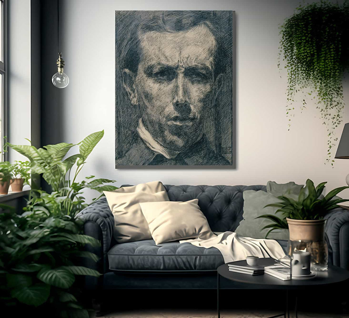 Self Portrait 1910 Ink And Graphite 26 X 22 2 Cm Met By Umberto Boccioni Fine Art Print