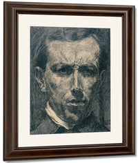 Self Portrait 1910 Ink And Graphite 26 X 22 2 Cm Met By Umberto Boccioni Fine Art Print