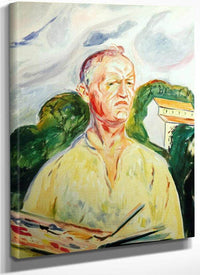 Self Portrait 2 By Edvard Munch Fine Art Print