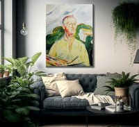 Self Portrait 2 By Edvard Munch Fine Art Print