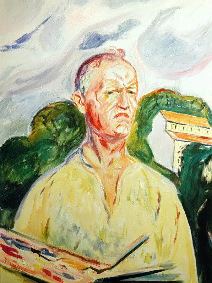 Self Portrait 2 By Edvard Munch Fine Art Print