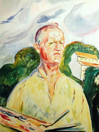 Self Portrait 2 By Edvard Munch Fine Art Print