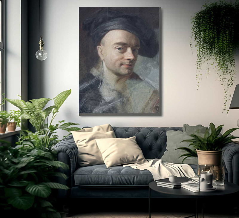 Self Portrait 2 By Maurice Quentin De La Tour Fine Art Print