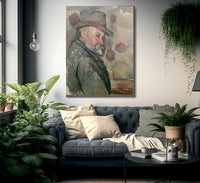 Self Portrait 2 By Paul Cezanne Fine Art Print