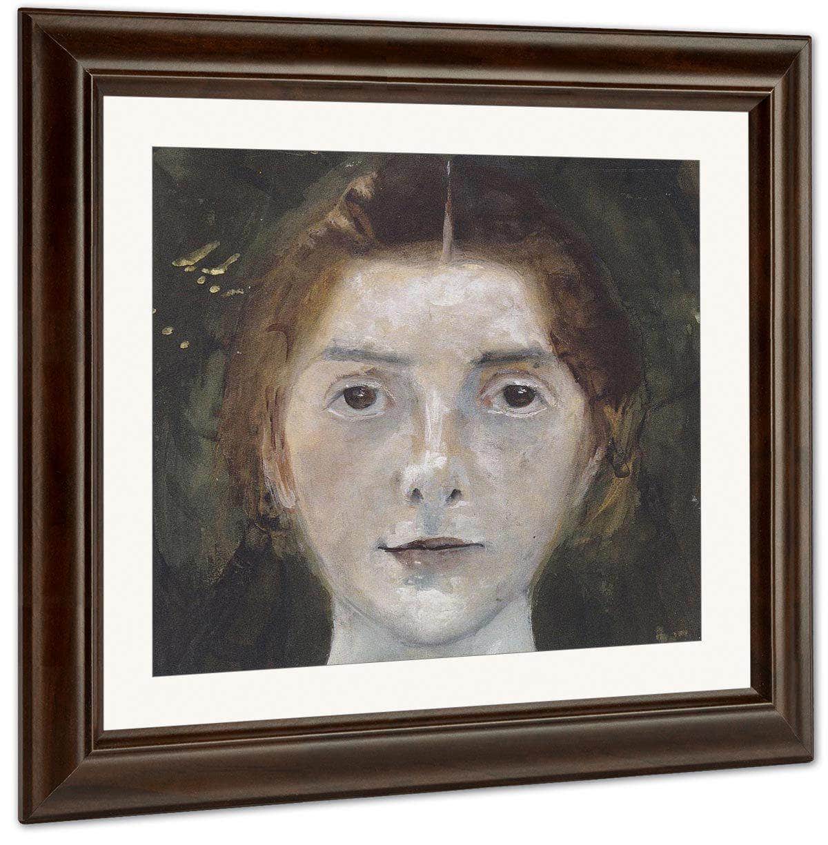 Self Portrait 2 By Paula Modersohn Becker Fine Art Print