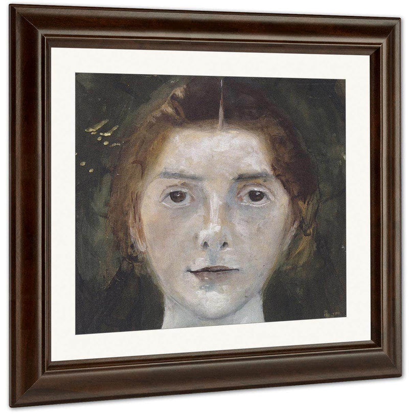 Self Portrait 2 By Paula Modersohn Becker Fine Art Print