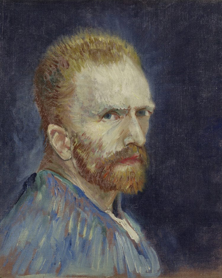 Self Portrait 2 By Vincent Van Gogha Fine Art Print