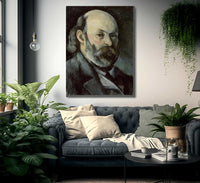 Self Portrait 5 By Paul Cezanne Fine Art Print